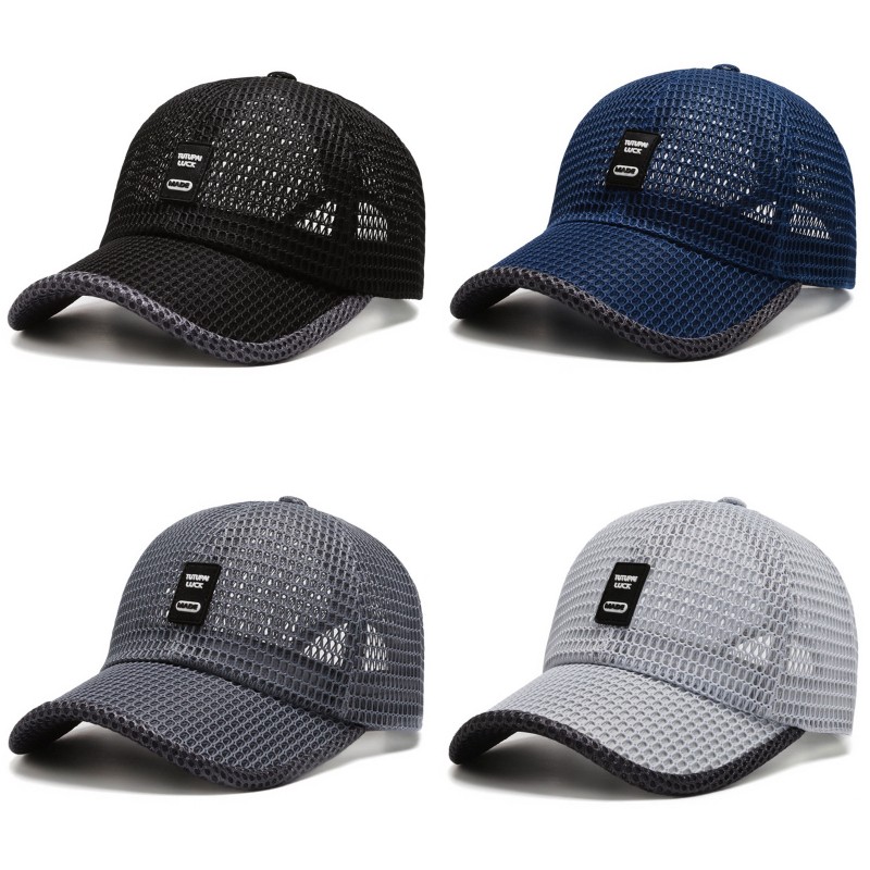 Letter Printed Quick Drying Br - Running Cap Mesh ulasan dan harga