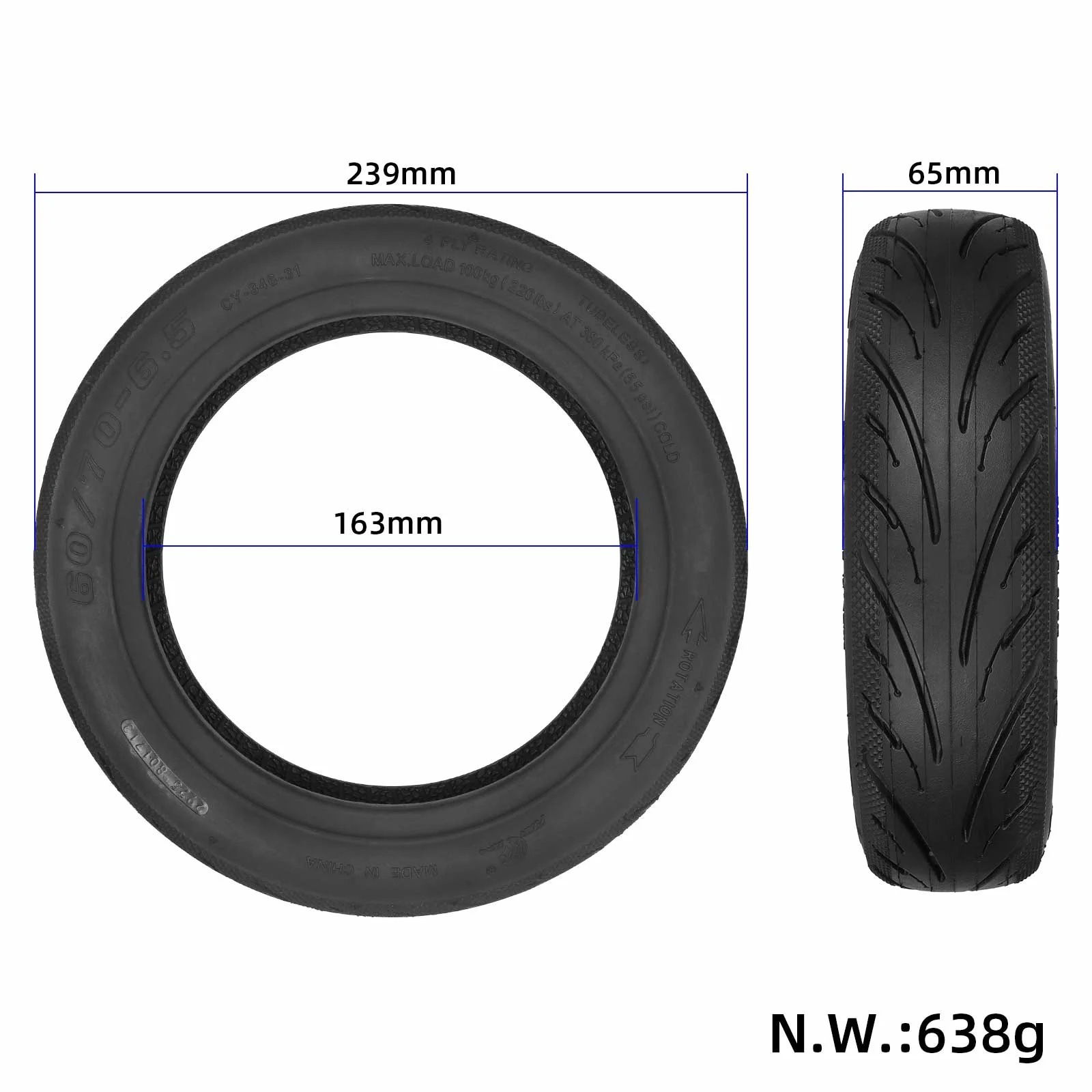 Scooter Front and Rear Tires 6 - Running Gear Accessories ulasan dan harga