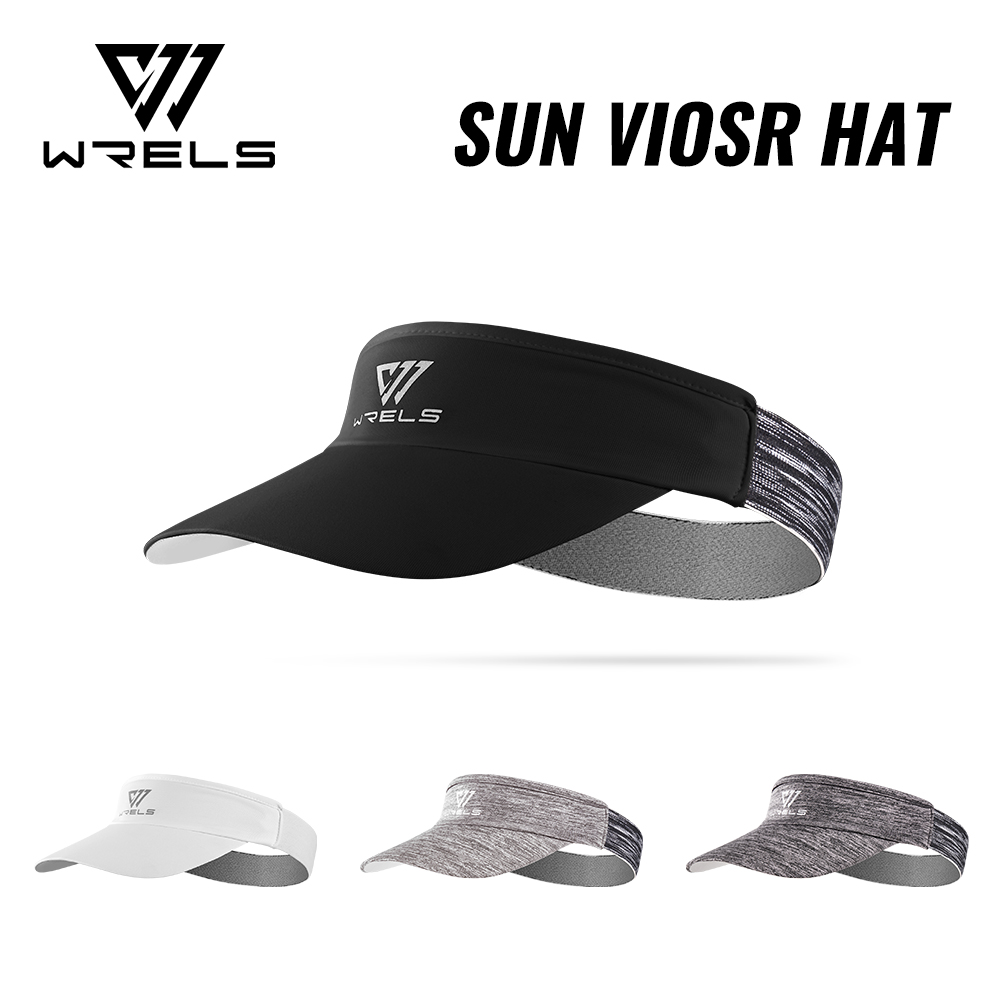 WRELS Sports Sun Visor Hats Br - Running Cap Mesh ulasan dan harga