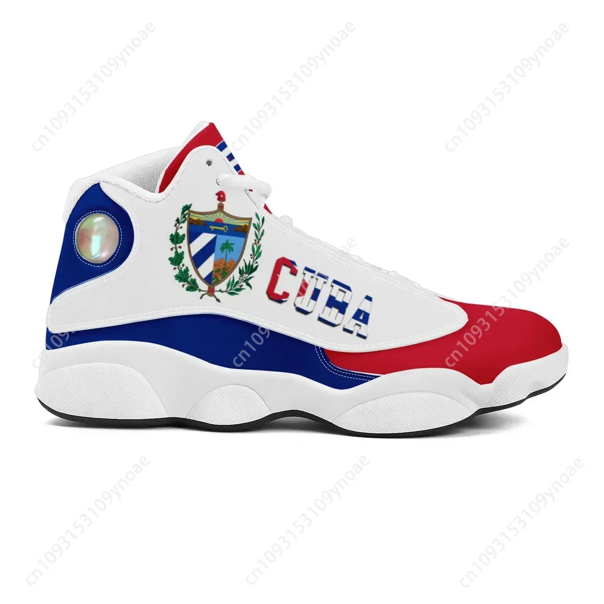 CUBA Flag Print Cool Men Baske - Running Gear For Sale ulasan dan harga