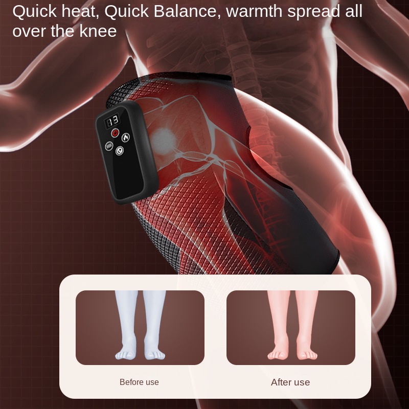 Heated and Vibration Leg Knee  - Knee Support Brace ulasan dan harga