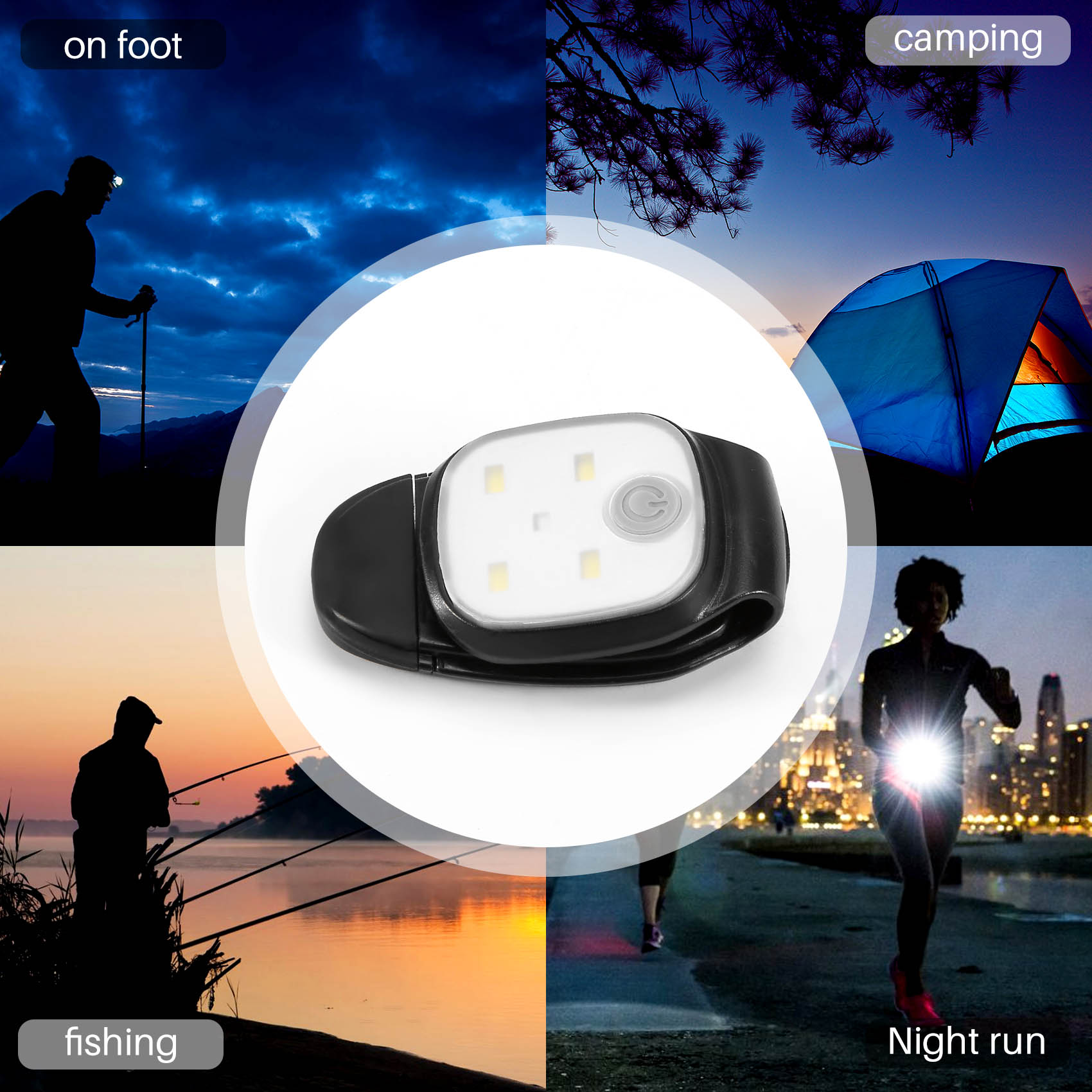 XSXS-Outdoor Night Clip On Run - Running Gear Accessories ulasan dan harga