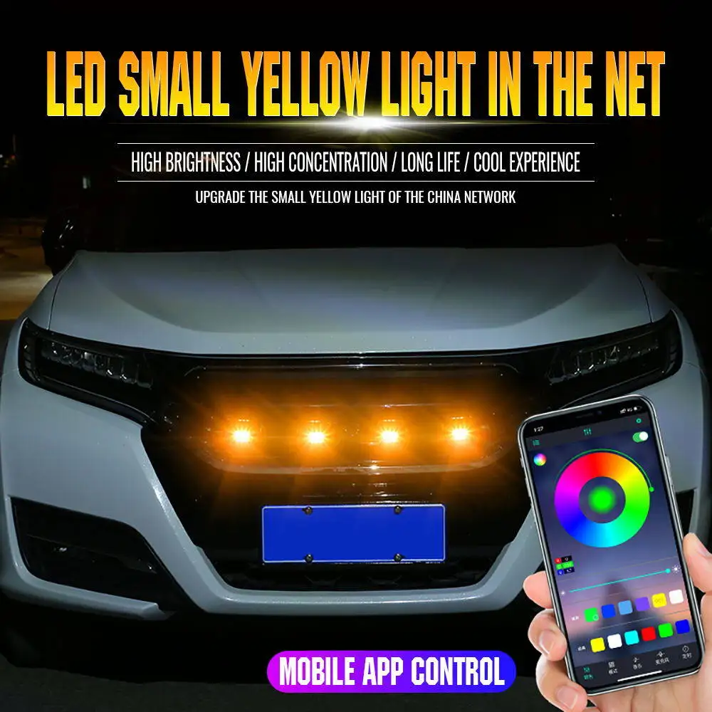 Led Car Front Grille Lighting  - Running Gear Accessories ulasan dan harga