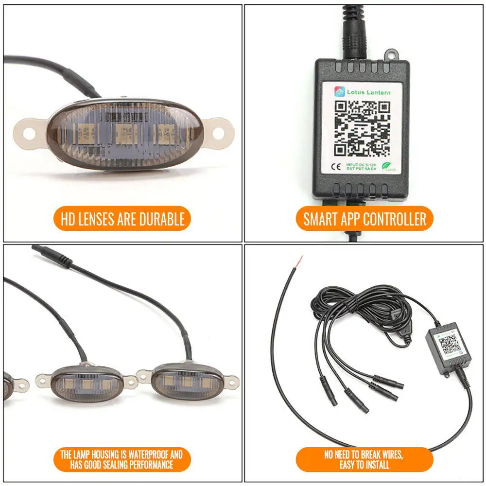 Led Car Front Grille Lighting  - Running Gear Accessories ulasan dan harga