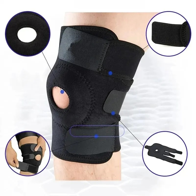 1pc Breathable Adjustable Knee - Knee Support Brace ulasan dan harga