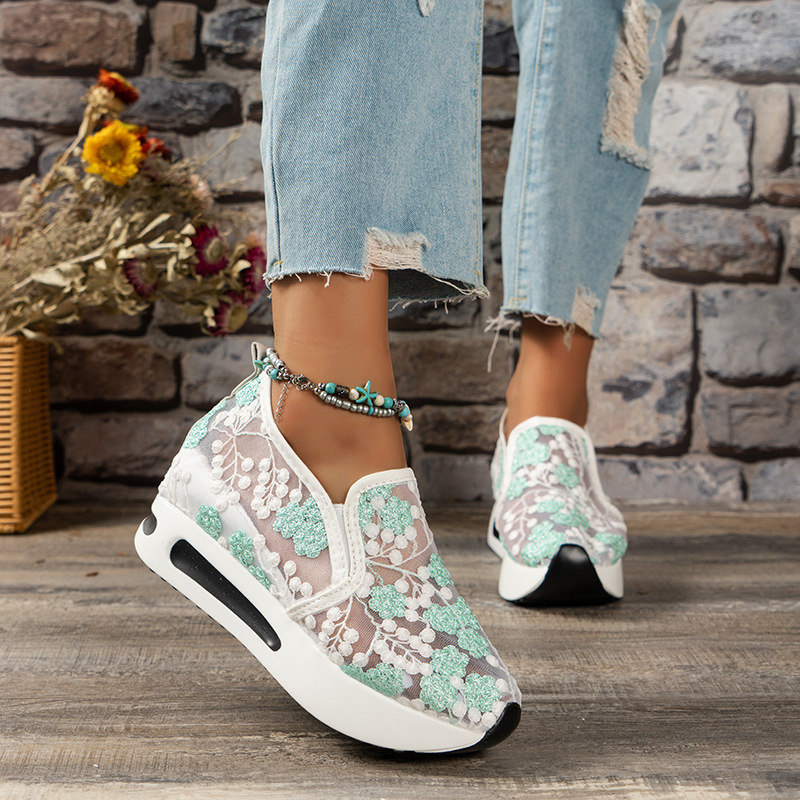 Lace Flats Platform Women Spor - Running Gear For Sale ulasan dan harga